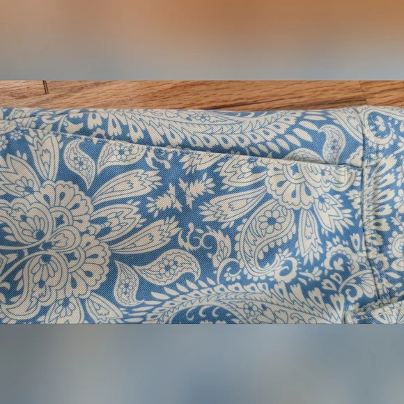 Lands' End Blue A-Line Knee-Length Skirt for Casual Wear - Picture 6 of 11